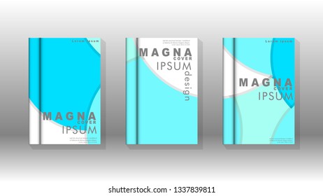 Abstract low circle shape background for corporate business annual report book cover brochure flyer poster. Eps10 vector template