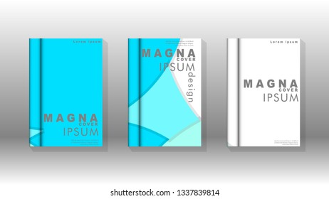 Abstract low circle shape background for corporate business annual report book cover brochure flyer poster. Eps10 vector template