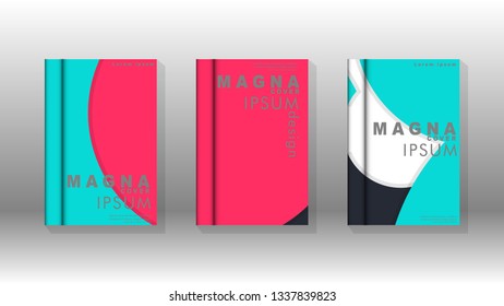 Abstract low circle shape background for corporate business annual report book cover brochure flyer poster. Eps10 vector template
