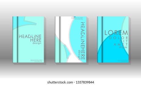 Abstract low circle shape background for corporate business annual report book cover brochure flyer poster. Eps10 vector template