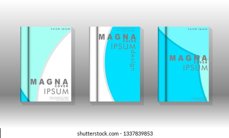 Abstract low circle shape background for corporate business annual report book cover brochure flyer poster. Eps10 vector template