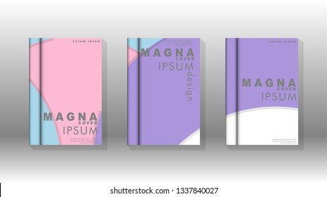 Abstract low circle shape background for corporate business annual report book cover brochure flyer poster. Eps10 vector template
