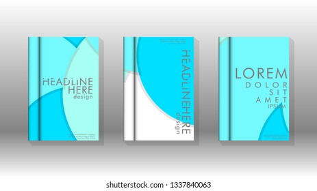Abstract low circle shape background for corporate business annual report book cover brochure flyer poster. Eps10 vector template
