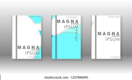 Abstract low circle shape background for corporate business annual report book cover brochure flyer poster. Eps10 vector template