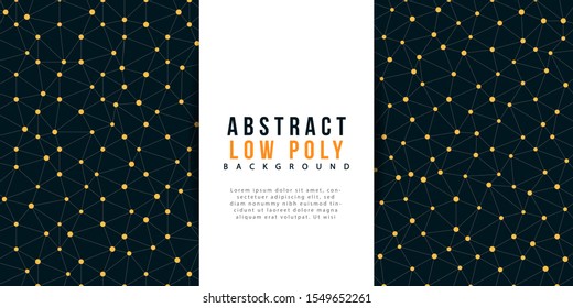 Abstract low poly background design