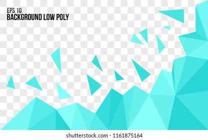 Abstract low poly background diamond polygon, luxury design texture illustration business concept eps 10 transparant colors geometric wallpaper