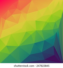 abstract low poly background, geometric triangle