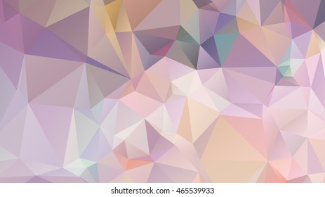 Abstract low poly background, geometry triangle, mosaic pastel color background