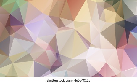 Abstract low poly background, geometry triangle, mosaic pastel color background