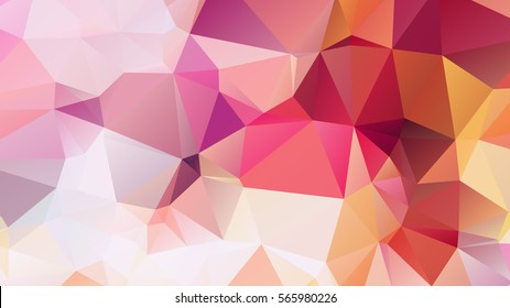 Abstract low poly background, geometry triangle, mosaic pastel color background