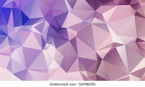 Abstract low poly background, geometry triangle, mosaic pastel color background