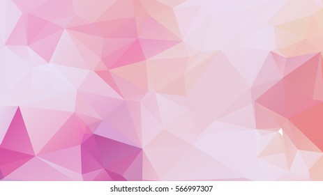 Abstract low poly background, geometry triangle, mosaic pastel color background