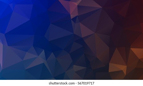 Abstract low poly background, geometry triangle, mosaic pastel color background