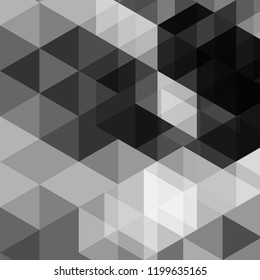 abstract low poly background Gray color,EPS10 Design Graphic Concept box square blend with color Different level