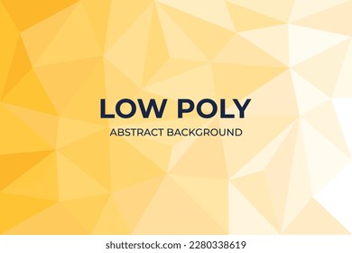 Abstract low poly background with polygonal shapes of triangles