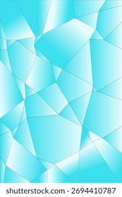 Fondo Abstractas de polietileno bajo en degradado azul celeste: textura geométrica del polígono