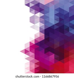 Abstract low poly background of triangles