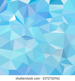 Abstract low poly background of triangles in blue colors