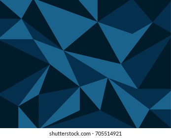 Abstract low poly background of triangles.