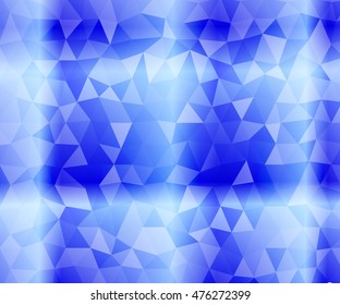 abstract low poly blue background. vector illustration. for idea your banner, presentation