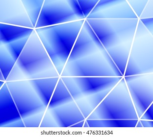 abstract low poly blue background. vector illustration. for idea your banner, presentation