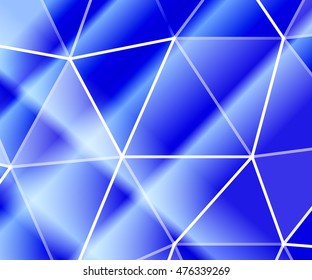 abstract low poly blue background. vector illustration. for idea your banner, presentation
