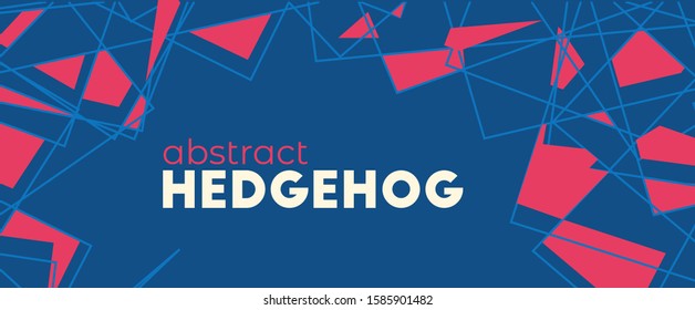 Abstract low poly chaoting flying vector background. geometric triangles dynamic texture