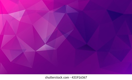 Abstract low poly colored background of triangles