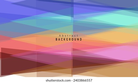 Abstract low poly colorful background. Triangular abstract background
