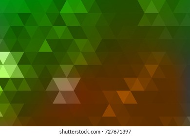 Abstract low poly colorful triangles