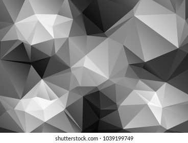 Abstract low poly geometric background. Polygonal crystal effect vector. Futuristic textures.