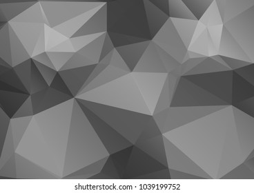 Abstract low poly geometric background. Polygonal crystal effect vector. Futuristic textures.