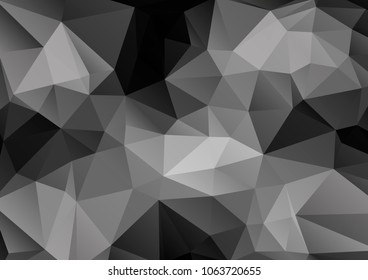 Abstract low poly geometric background. Polygonal crystal effect vector. Futuristic textures.