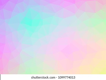 Abstract low poly geometric background. Polygonal crystal effect vector. Futuristic textures.