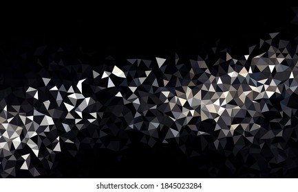 Abstract low poly geometric background triangle shape