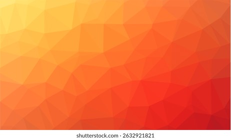Fondo geométrico Abstractas de bajo poli con gradiente cálido