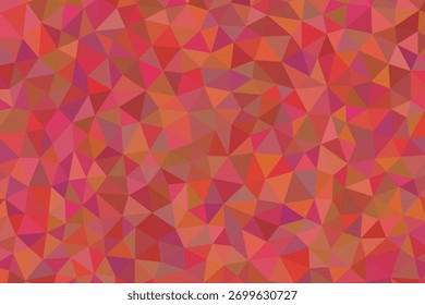 Abstrato baixo padrão de fundo poli geométrico em tons vermelhos quentes