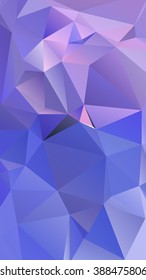 Abstract low poly geometrical background consisting of triangles of different sizes and colors