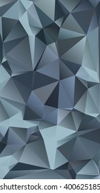 Abstract low poly geometrical background consisting of triangles of different sizes and colors