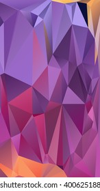 Abstract low poly geometrical background consisting of triangles of different sizes and colors