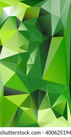 Abstract low poly geometrical background consisting of triangles of different sizes and colors