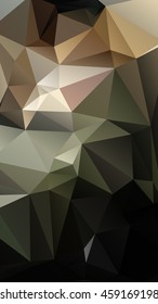 Abstract low poly geometrical background consisting of triangles of different sizes and colors