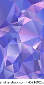 Abstract low poly geometrical background consisting of triangles of different sizes and colors