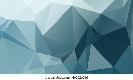 Abstract low poly geometrical background consisting of triangles of different sizes and colors