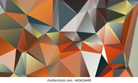 Abstract low poly geometrical background consisting of triangles of different sizes and colors