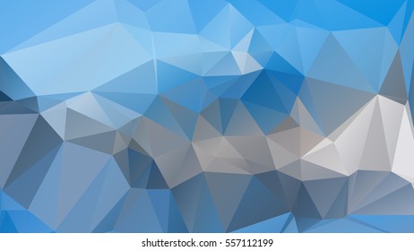 Abstract low poly geometrical background consisting of triangles of different sizes and colors