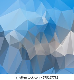 Abstract low poly geometrical background consisting of triangles of different sizes and colors