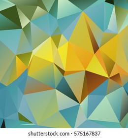 Abstract low poly geometrical background consisting of triangles of different sizes and colors