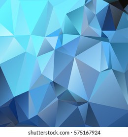 Abstract low poly geometrical background consisting of triangles of different sizes and colors