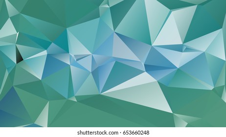 Abstract low poly geometrical background consisting of triangles of different sizes and colors